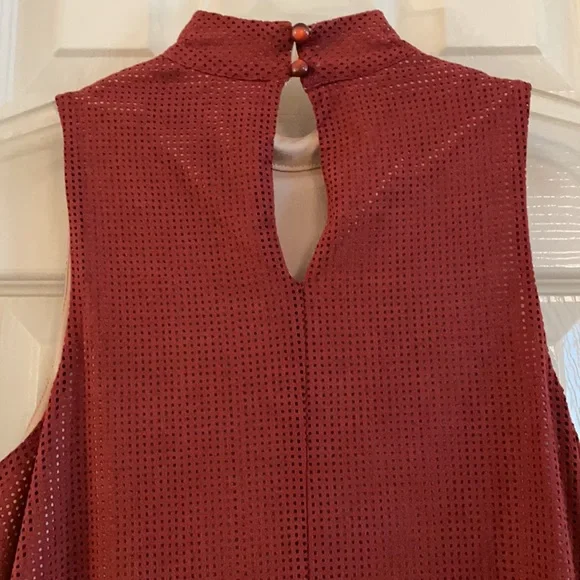 Rwish4u Rustic Red Sleeveless Dress - Picture 7 of 13